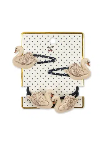 Konges Slojd Swan Hair Clips