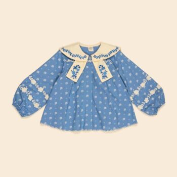 Apolina Maggie Sailor Blouse Mountain Calico Blue