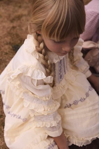 Apolina Marella Dress Soft Organdie Cream