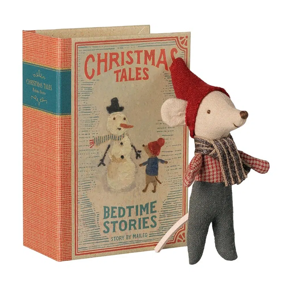 Maileg Christmas Mouse Baby in Book (preorder October) 1 Maileg Christmas Mouse Baby in Book
