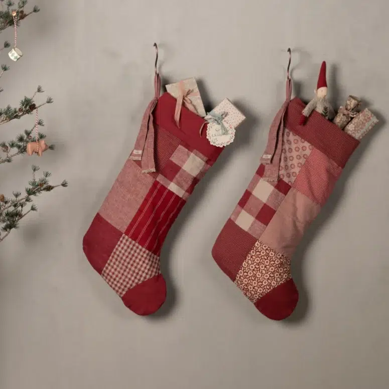 Maileg Christmas Stocking Check (preorder Sept) 2 Maileg Christmas Stocking Flower