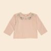 APOLINA NELLA FLORAL EMBROIDERED TEE - BLOSSOM
