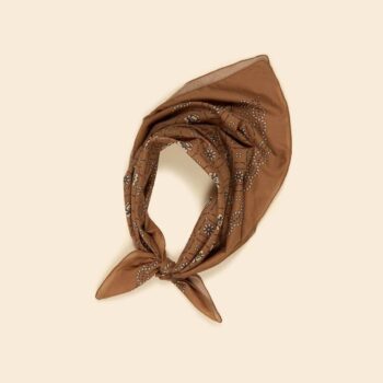 Apolina Signature Voile Scarf Chocolate