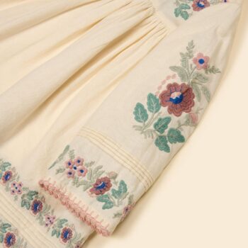 Apolina Stevie Long Sleeve Dress Milk Cream