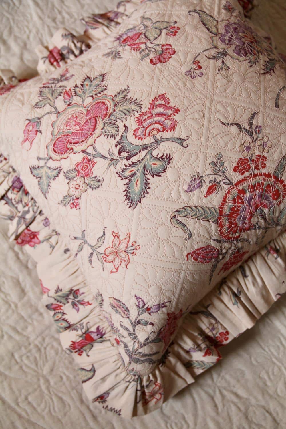 Suranne Diary Quilted Pillowcase Vence 2 Suranne Diary Quilted Pillowcase Vence