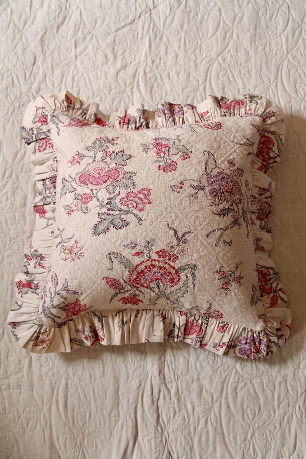 Suranne Diary Quilted Pillowcase Vence 1 Suranne Diary Quilted Pillowcase Vence