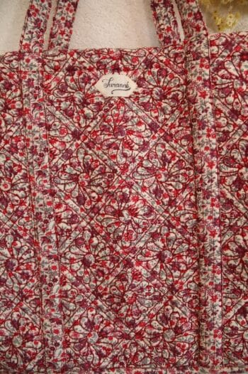 Suranne Diary Small Market Bag Floral Meadow - Image 3