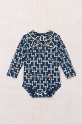 Misha & Puff Baby Scout Onesie Moonlight Railroad