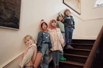 Emile et Ida Blue Sheep Cardigan Mouton Bleu