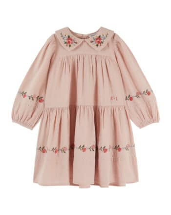Emile et Ida Cross Stitch Dress Roseau