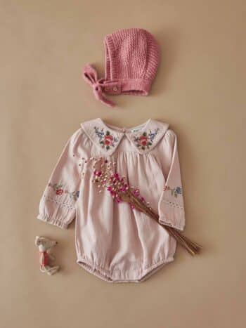 Emile et Ida Cross Stitch Romper Roseau