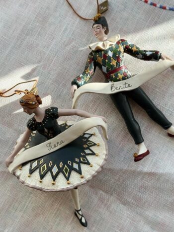 Konges Slojd Christmas Ornament Harlekin Ballerina 10 Konges Slojd Christmas Ornament Harlekin Ballerina