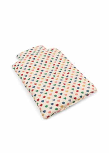 Konges Slojd Doll Bedding Coeur Coloré