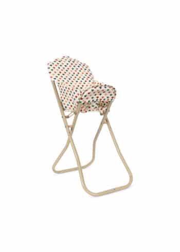 Konges Slojd Doll High Chair Coeur Coloré