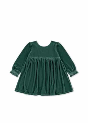 Konges Slojd Gia Bow Dress GRS Fir