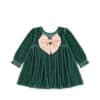 Konges Slojd Gia Bow Dress GRS Fir 8 Konges Slojd Gia Bow Dress GRS Fir