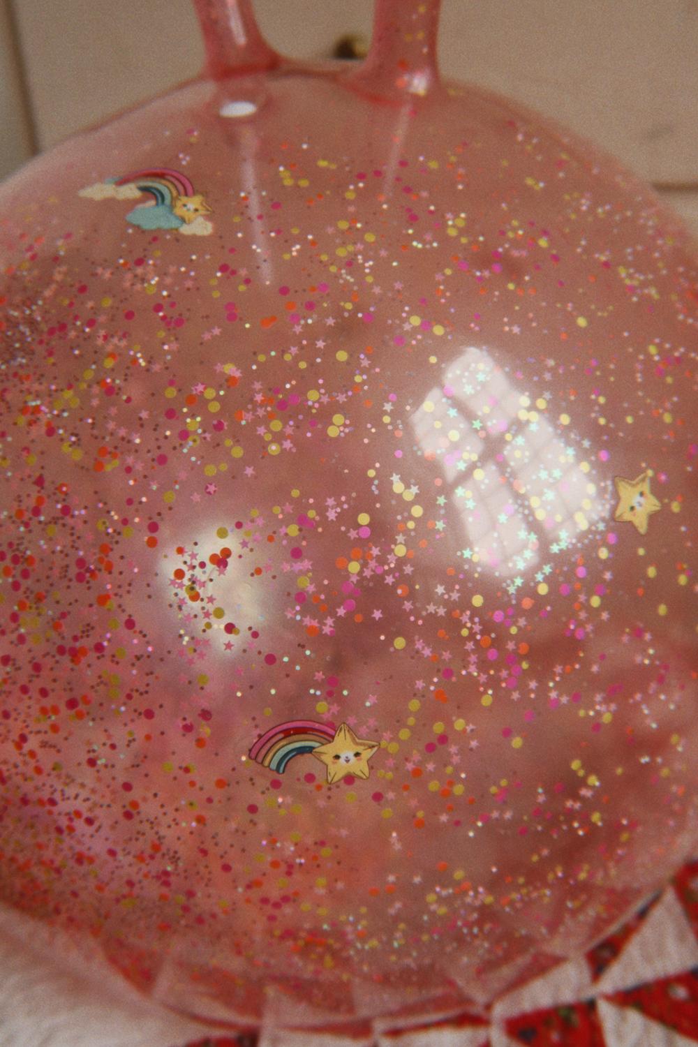 Konges Slojd Glitter Jump Ball Rainbow 3 Konges Slojd Glitter Jump Ball Rainbow