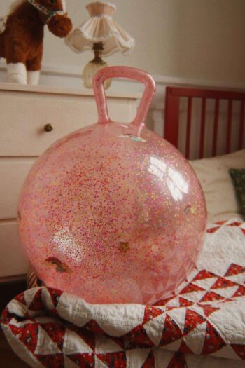Konges Slojd Glitter Jump Ball Rainbow