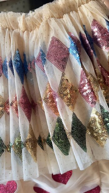 Konges Slojd Harlequin Skirt fabic