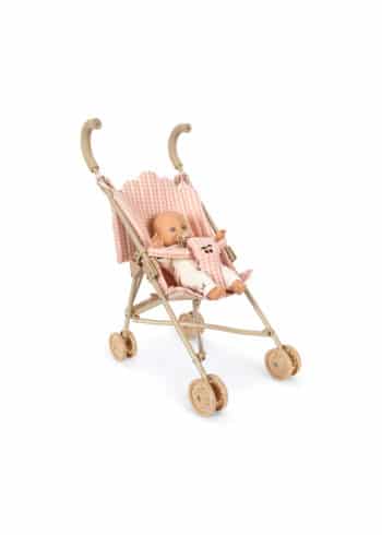 Konges Slojd Poppy Doll Stroller Set Pink Check