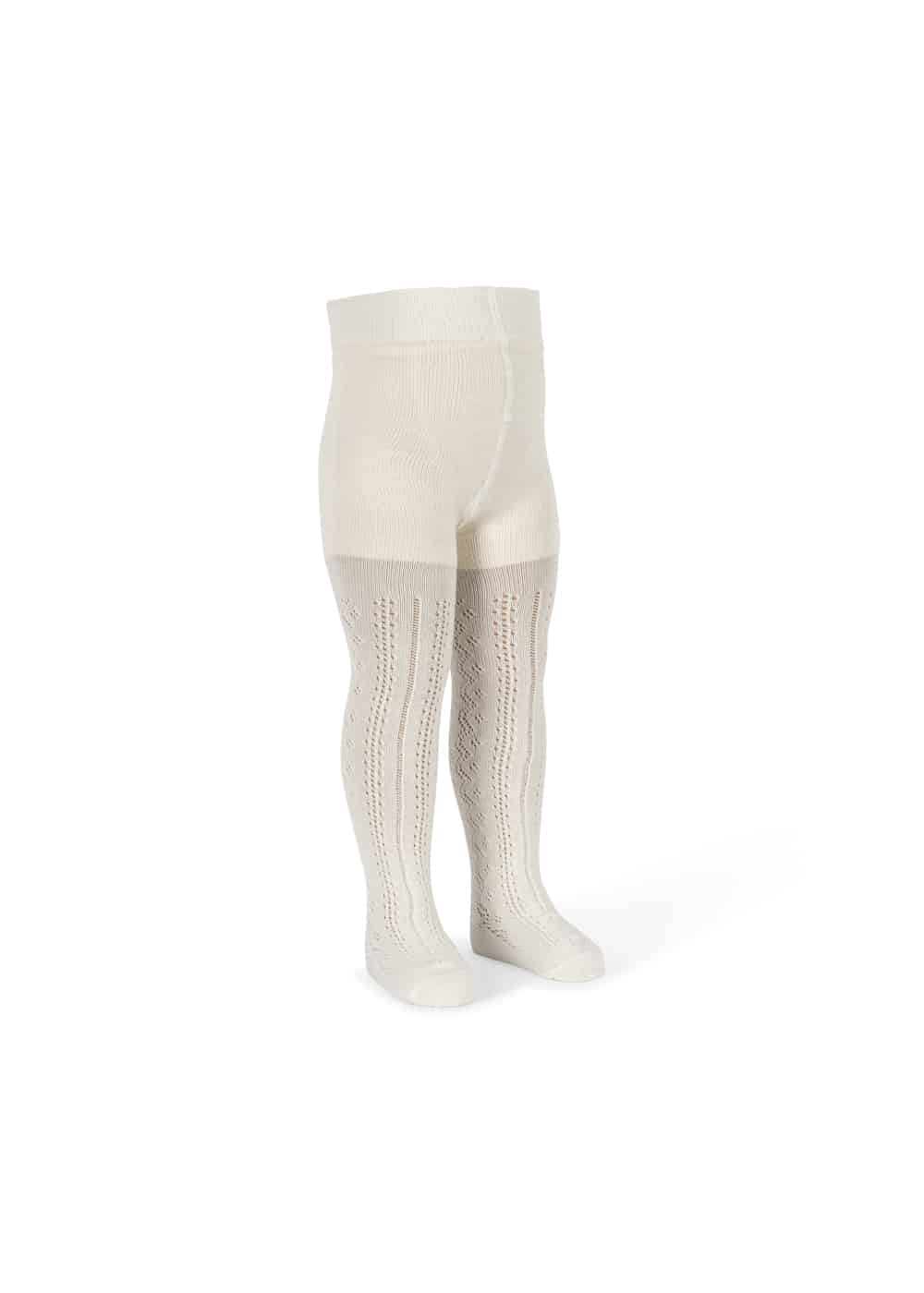 Konges Slojd Wool Pointelle Tights Off White 2 Konges Slojd Wool Pointelle Tights Off White