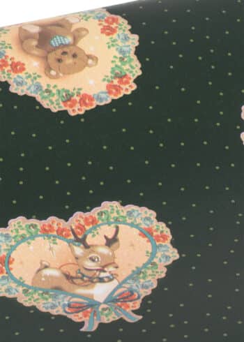 Konges Slojd Wrapping Paper Deer Diary Green 8 Konges Slojd Wrapping Paper Deer Diary Green
