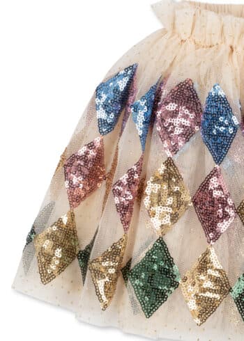 Konges Slojd Yvonne Harlekin Sequin Skirt - Image 4