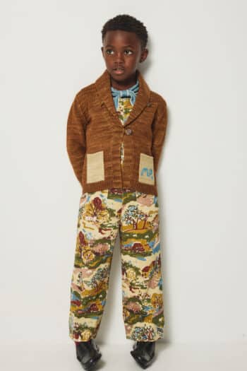 misha-and-puff-yearling-shawl-collar-cardigan-chestnut on boy front (2)