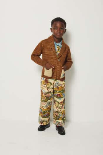 misha-and-puff-yearling-shawl-collar-cardigan-chestnut on boy front (2)